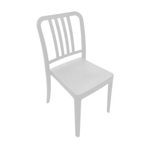 Navy Chair White