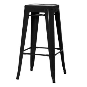 Black - Tolix bar stool TALL